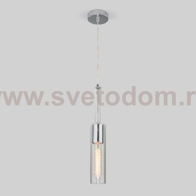 Подвесной светильник со стеклянным плафоном 50226/1 прозрачный Eurosvet