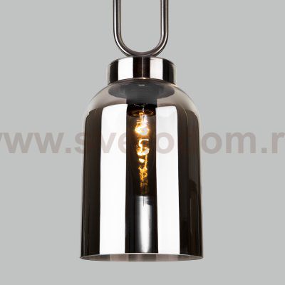 Подвесной светильник со стеклянным плафоном 50229/1 дымчатый Eurosvet