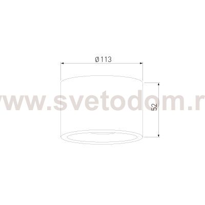 Уличный потолочный светильник Light LED 2135 IP65 35141/H черный Elektrostandard