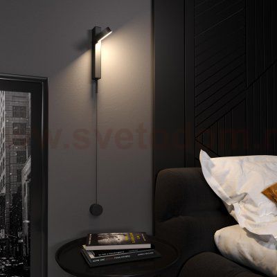 Настенный светодиодный светильник Orco LED 40112/LED черный Elektrostandard