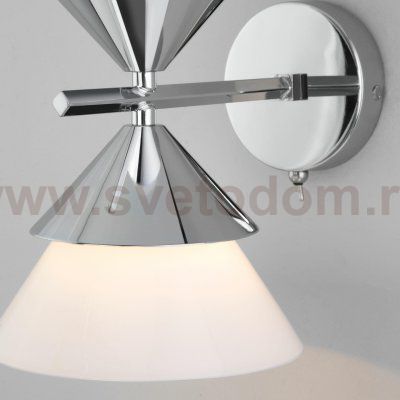 Настенный светильник с плафонами 70138/2 хром Eurosvet