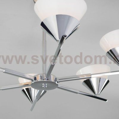 ПОТОЛОЧНАЯ ЛЮСТРА С ПЛАФОНАМИ 70138/6 хром Eurosvet