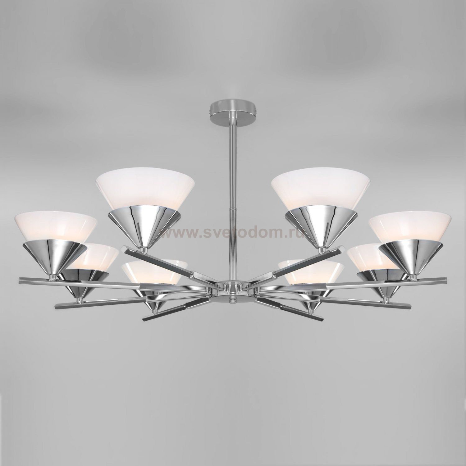 Потолочная люстра в стиле лофт 70138/8 хром Eurosvet