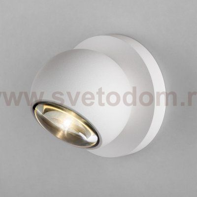 Уличный ландшафтный светодиодный светильник Ball 35143/S белый Elektrostandard