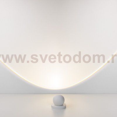Уличный ландшафтный светодиодный светильник Ball 35143/S белый Elektrostandard