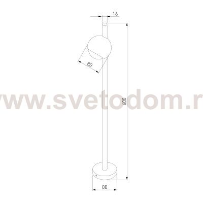 Ландшафтный светодиодный светильник Ball 35143/F Elektrostandard