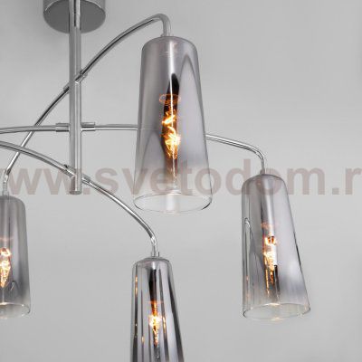 Потолочная люстра в стиле лофт 70137/6 хром Eurosvet
