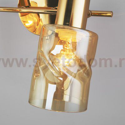 Настенный светильник с поворотными плафонами 20120/2 золото Eurosvet