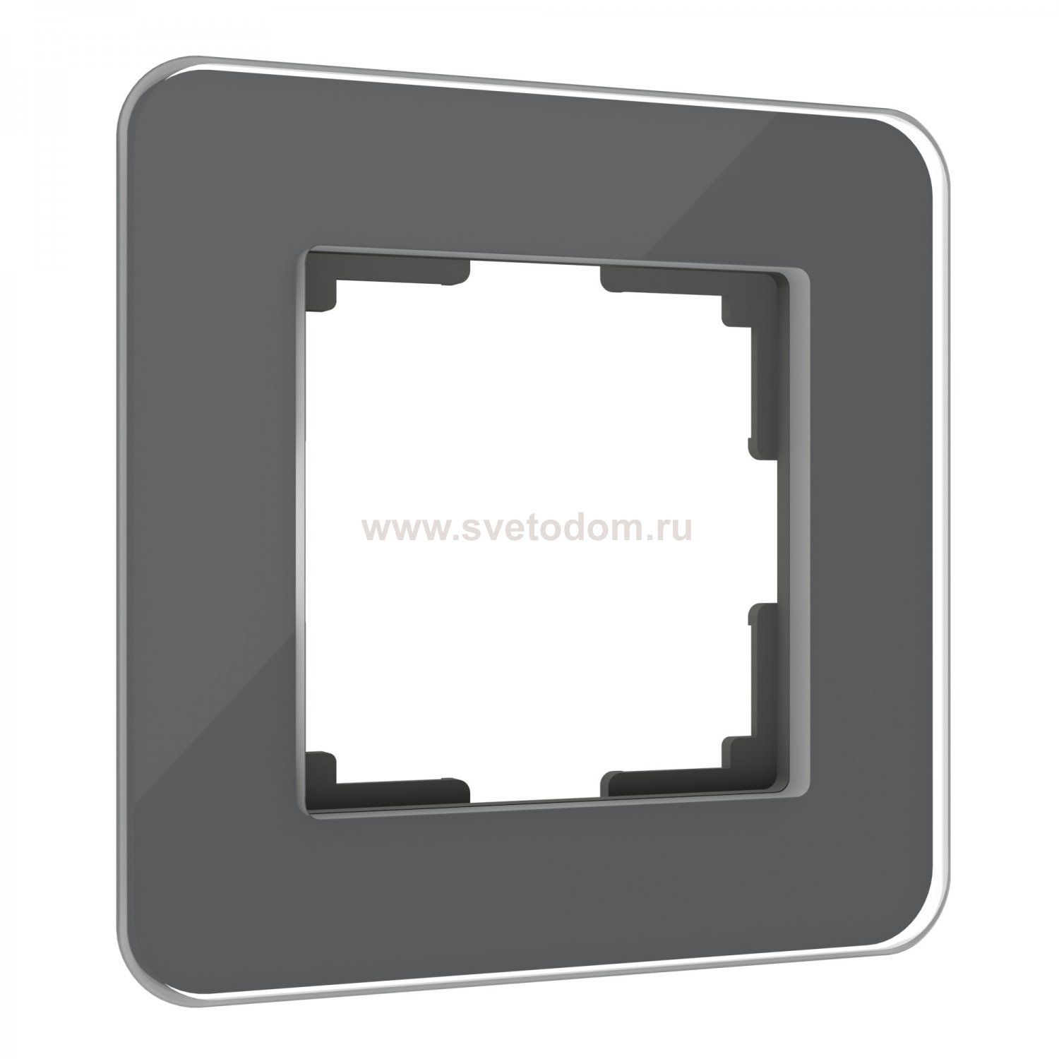 Рамка на 1 пост Elite (графит, стекло) Werkel W0012440