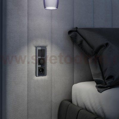 Рамка на 3 поста Elite (графит, стекло) Werkel W0032440
