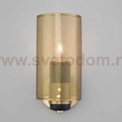 Настенный светильник в стиле лофт 70139/1 латунь Eurosvet