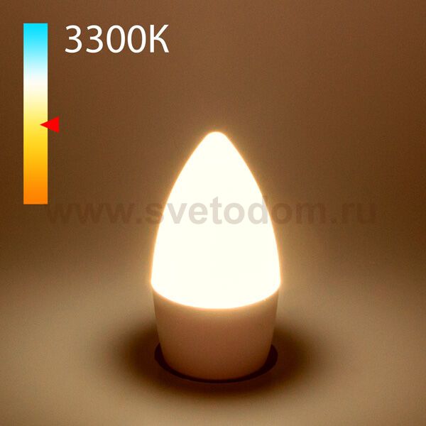 Светодиодна лампа Свеча СD LED 6W 3300K E27 (BLE2760) BLE2760 Elektrostandard