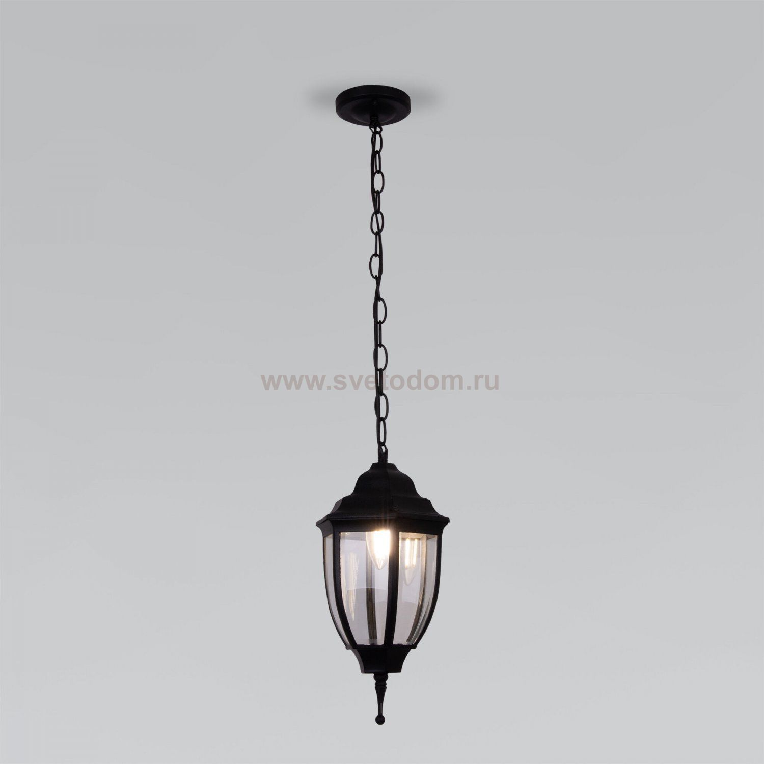 Уличный подвесной светильник Feba H черный 35147/H Elektrostandard