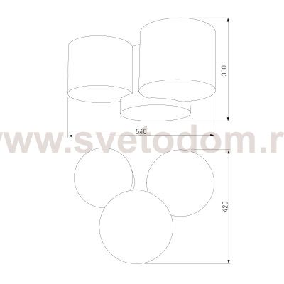 Люстра TK Lighting 6591 Mona Nature