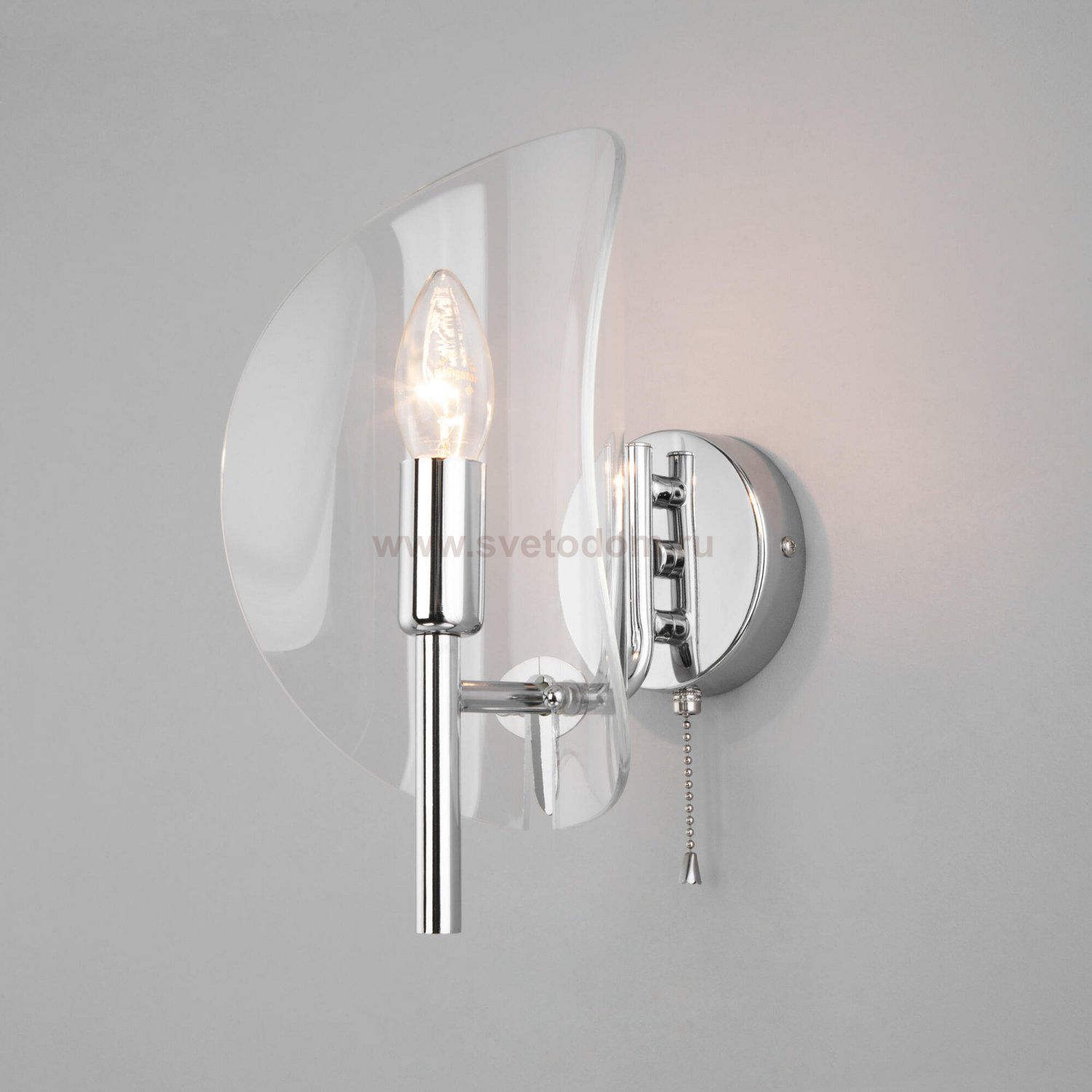 Классический современный светильник 60135/1 хром Eurosvet