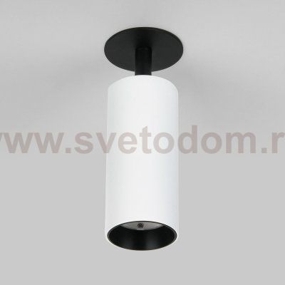 Diffe светильник встраиваемый белый/черный 10W 4200K (25052/LED) 25052/LED Elektrostandard
