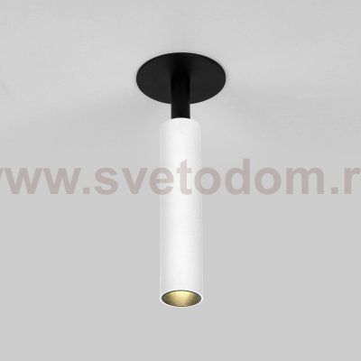 Встраиваемый светодиодный светильник Diffe белый/черный 5W 4200K 25027/LED Elektrostandard