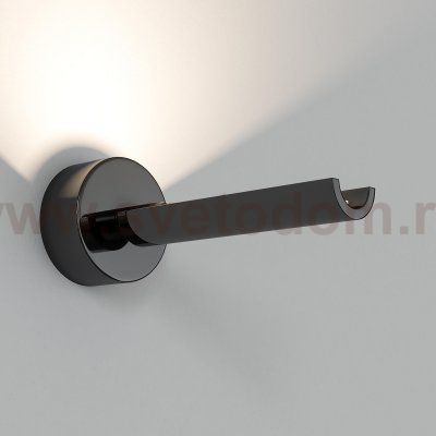 Настенный светодиодный светильник 20126/1 LED черный жемчуг Eurosvet