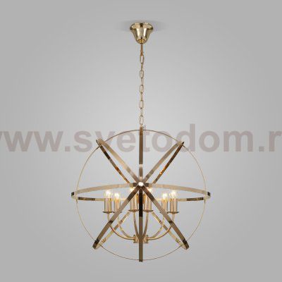 Подвесная люстра 60139/6 золото Eurosvet