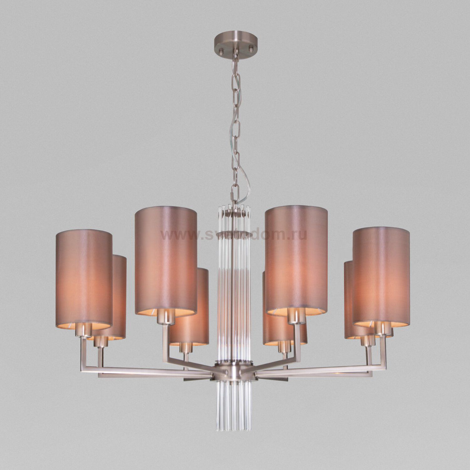 Подвесной светильник 60134/8 никель Eurosvet Soffio