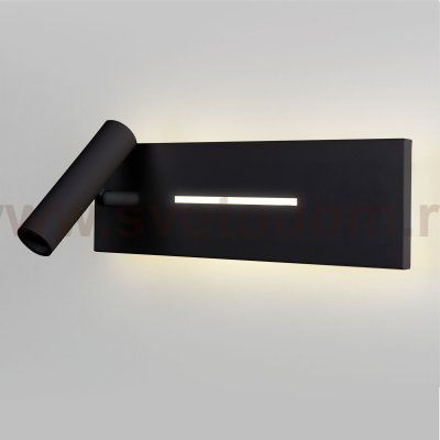 Светильник настенный светодиодный Tuo LED MRL LED 1117 черный Elektrostandard