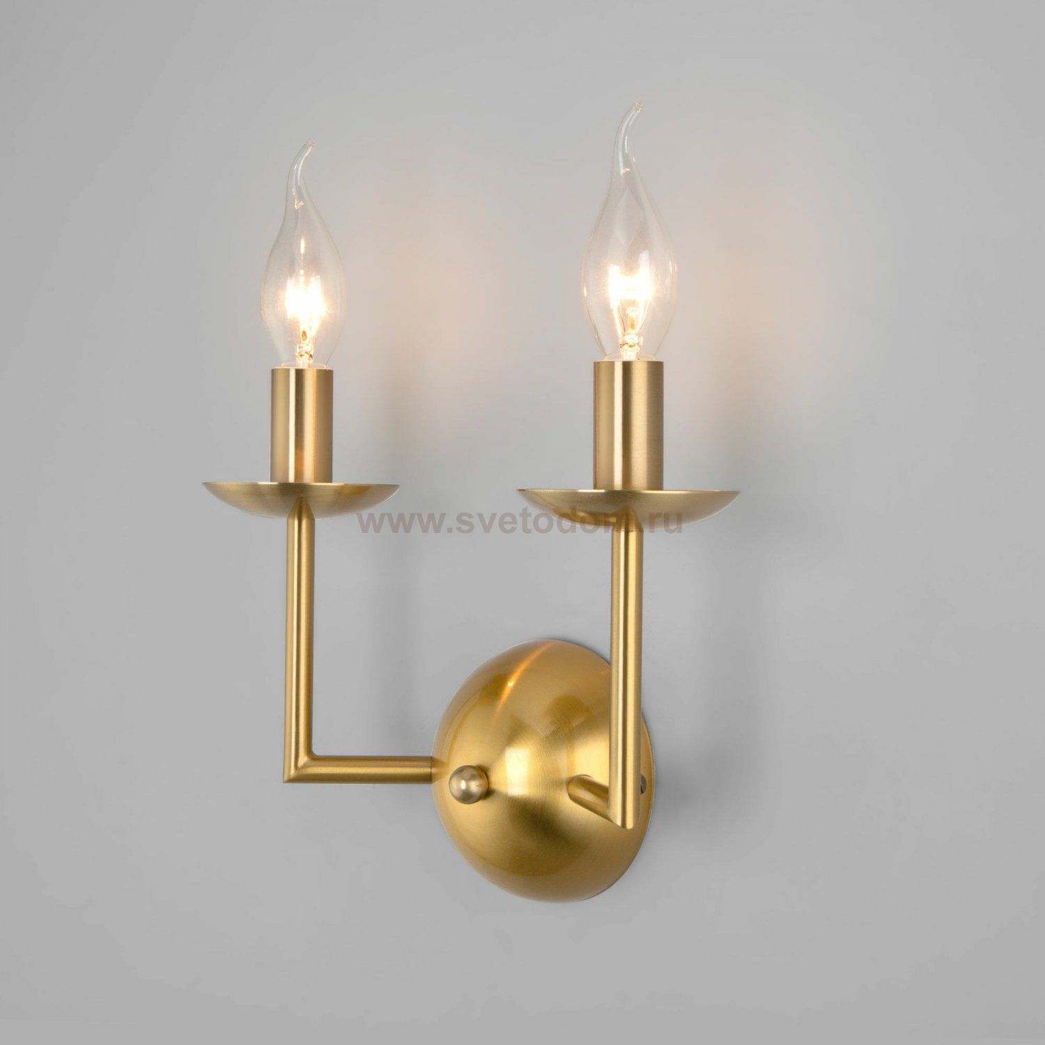 Классический настенный светильник 60150/2 латунь Eurosvet Cariso