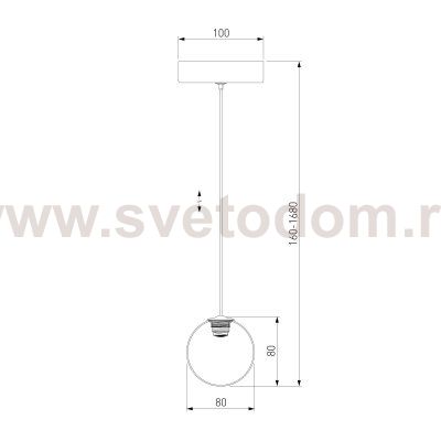 Подвесной светильник 50234/1 LED Eurosvet Wonder