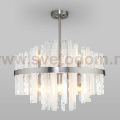 Потолочная люстра умный дом 367/9 Smart никель Bogates Hollis