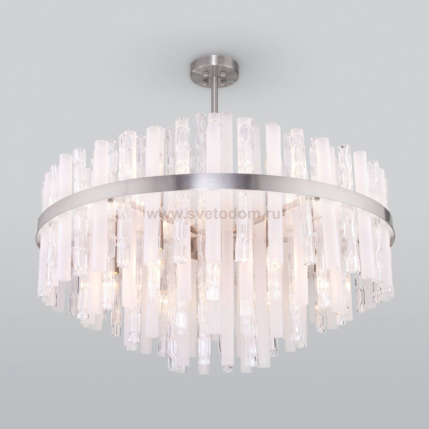 Потолочная люстра умный дом 367/12 Smart никель Bogates Hollis