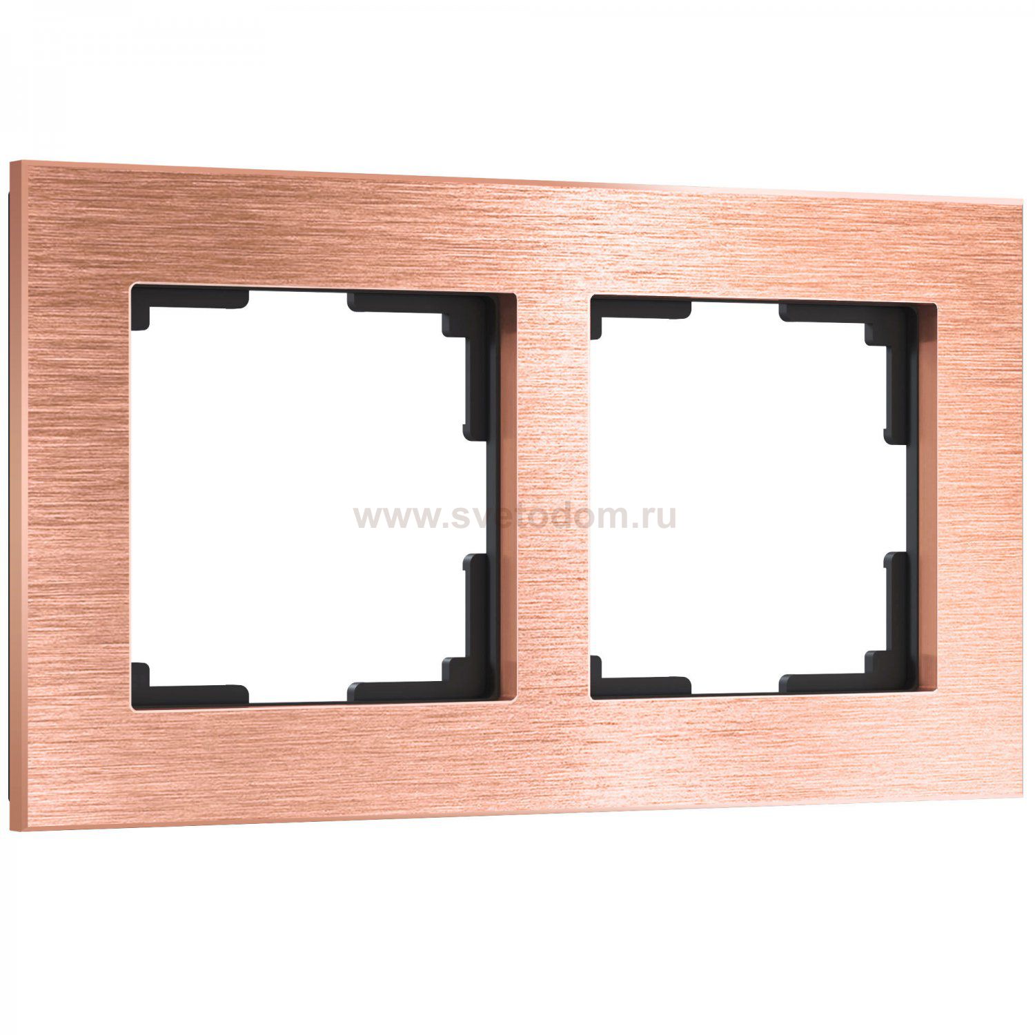 Рамка на 2 поста Aluminium (бронза) Werkel W0021712