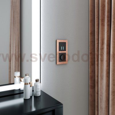 Рамка на 2 поста Aluminium (бронза) Werkel W0021712