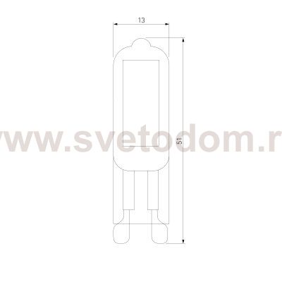 Светодиодная лампа G4 LED 3W 220V 6500K стекло BLG418 Elektrostandard
