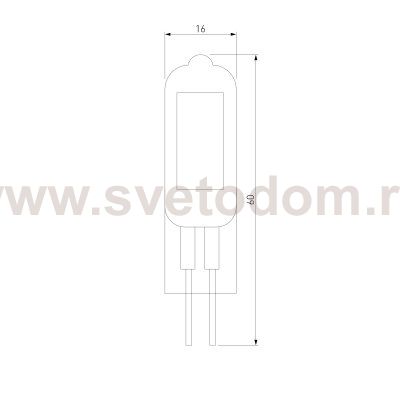 Светодиодная лампа G4 LED 5W 220V 4200K стекло BLG420 Elektrostandard