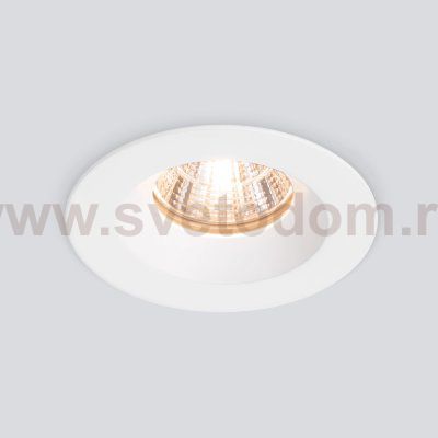 Встраиваемый светодиодный влагозащищенный светильник IP54 35126/U белый Elektrostandard