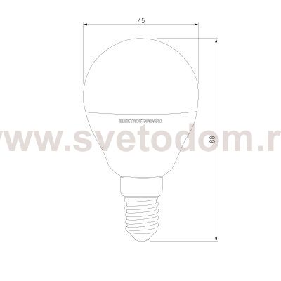Светодиодная лампа Mini Classic LED 9W 6500K E14 BLE1444 Elektrostandard