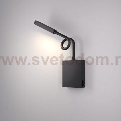 Светильник настенный светодиодный KNOB 40118/LED черный Elektrostandard