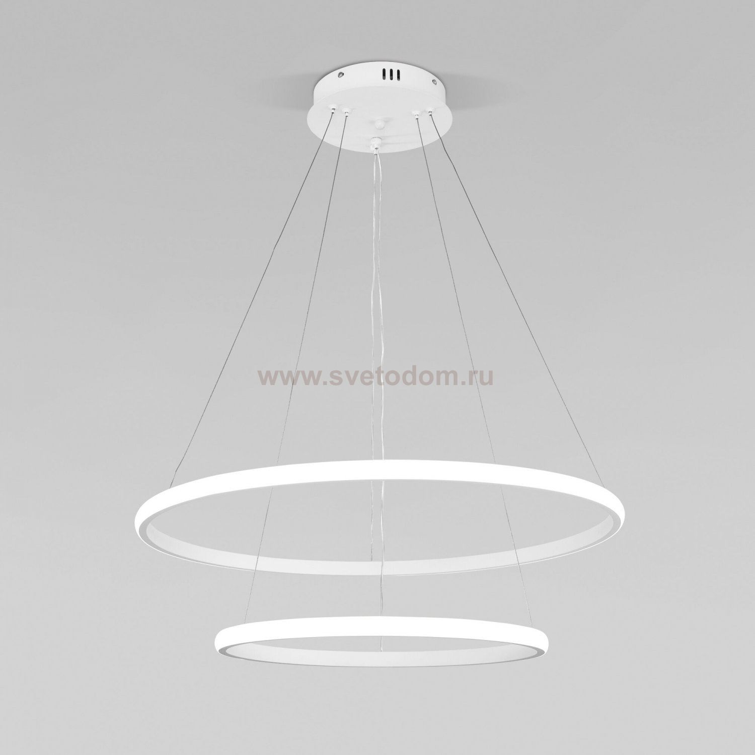 Подвесной светодиодный светильник с пультом управления 90264/2 белый Eurosvet Collars