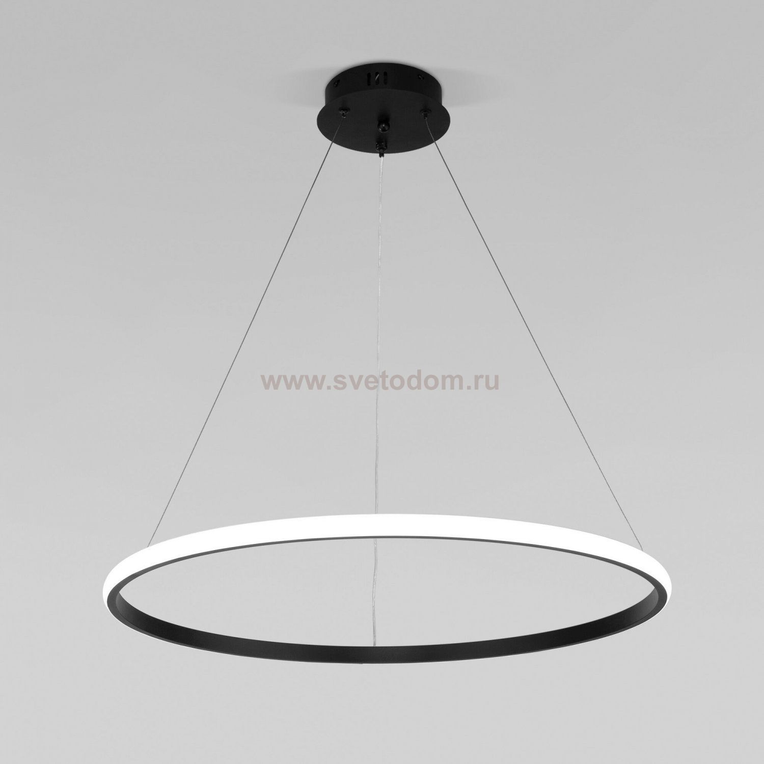 Подвесной светодиодный светильник с пультом управления 90264/1 черный Eurosvet Collars