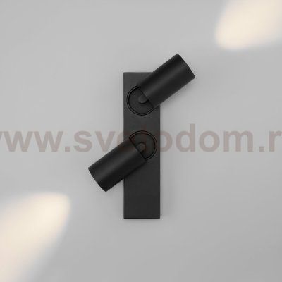 Светодиодный светильник 20139/2 LED черный Eurosvet Flank