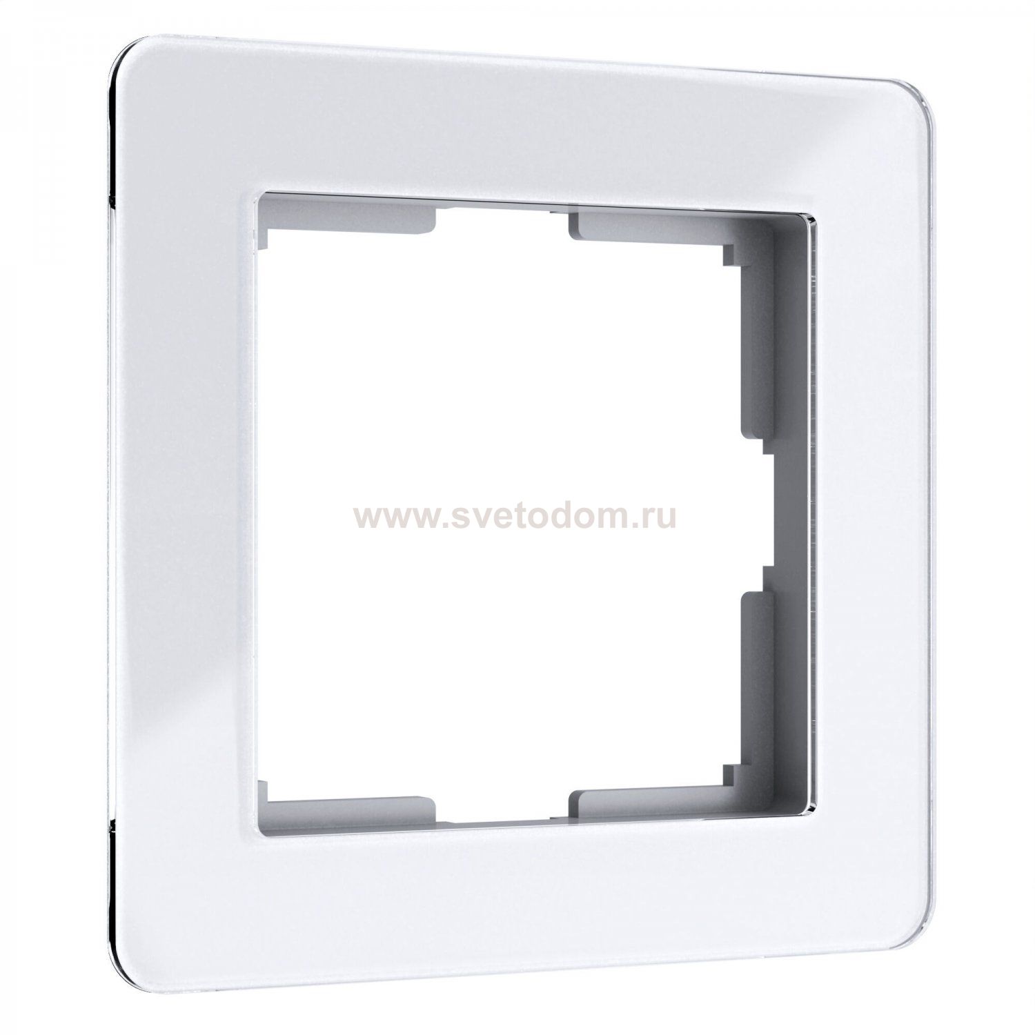 Рамка на 1 пост Acrylic (белый) Werkel W0012701