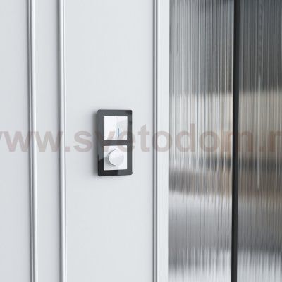 Рамка на 2 поста Acrylic (черный) Werkel W0022708
