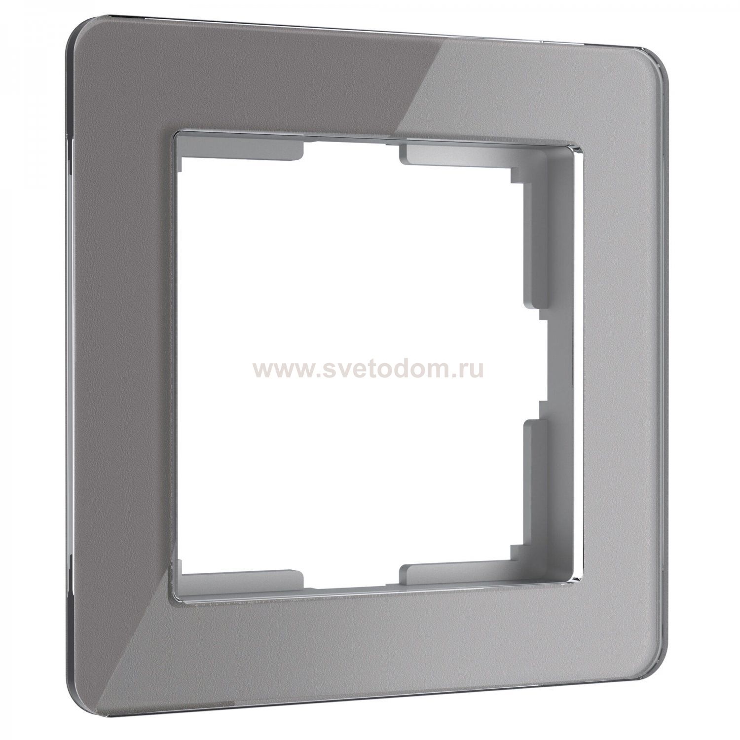 Рамка на 1 пост Acrylic (графит) Werkel W0012704