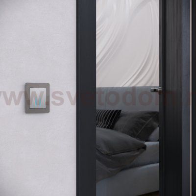 Рамка на 1 пост Acrylic (графит) Werkel W0012704