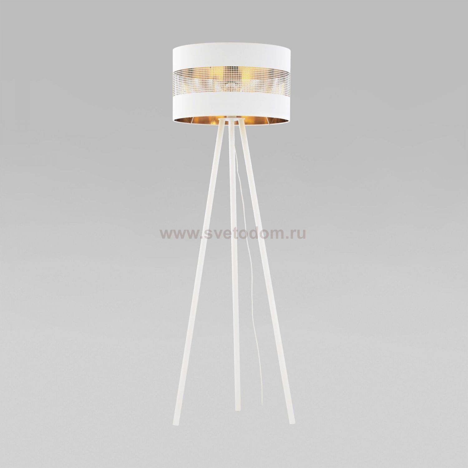 Торшер с абажуром TK Lighting 5055 Tago White