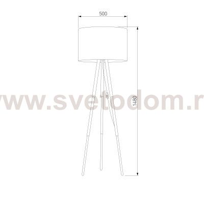 Торшер с абажуром 5299 Tokyo TK Lighting