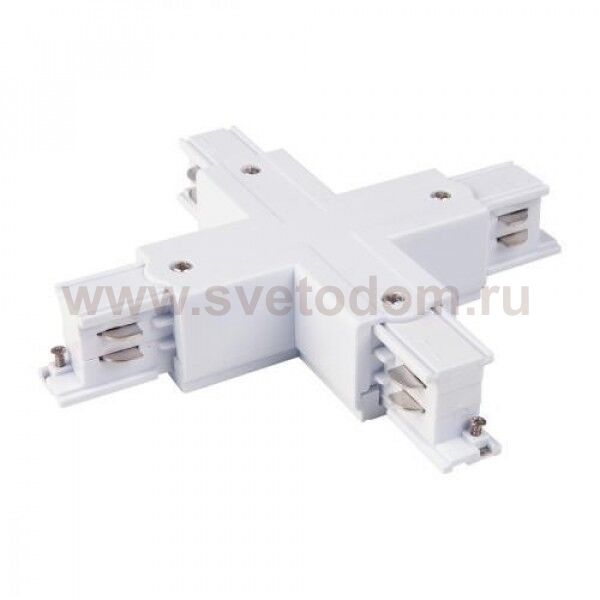 Коннектор X-образный для трехфазного шинопровода (белый) 85117/00 Elektrostandard