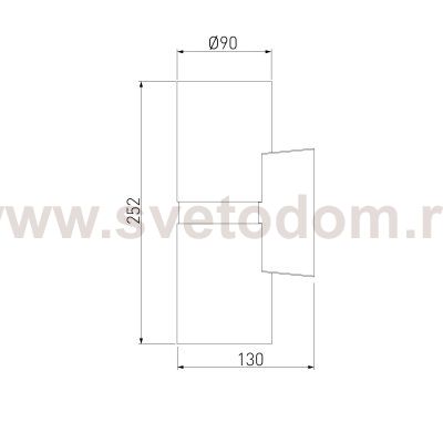 Светильник садово-парковый Liberty 35124/U серый/белый Elektrostandard