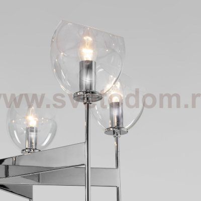 Умный потолочный светильник 60130/6 хром Smart