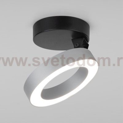 Накладной светодиодный светильник Spila серебро 12W 4200К 25105/LED Elektrostandard