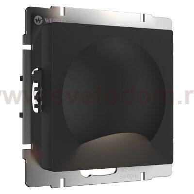 Встраиваемая LED подсветка для ступеней лестницы МУН (черный матовый) Werkel W1154408